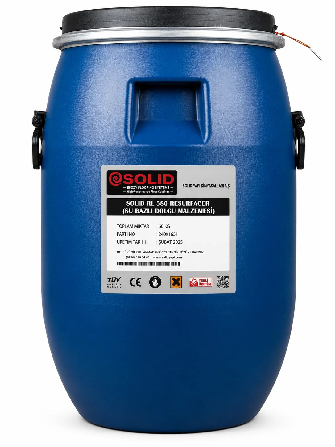 SOLID RL 580 RESURFACER SU BAZLI DOLGU MALZEMESİ
